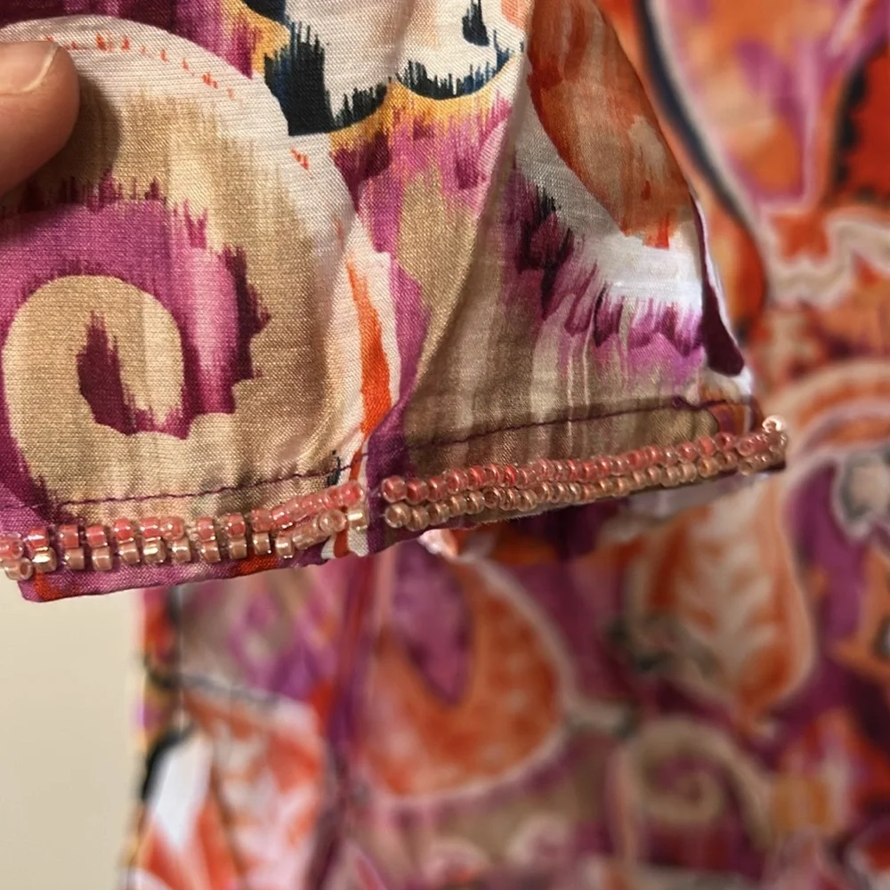 Chico's Watercolor Stunning lightweight tunic - Picture 9 of 16